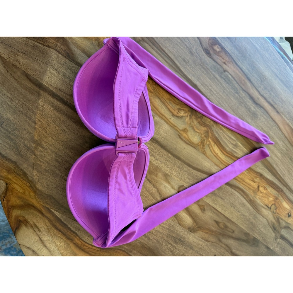 Freya Sundance Ultraviolet Padded Halter Bikini Top Purple AS3872ULT 34DDD 34E - Picture 7 of 7